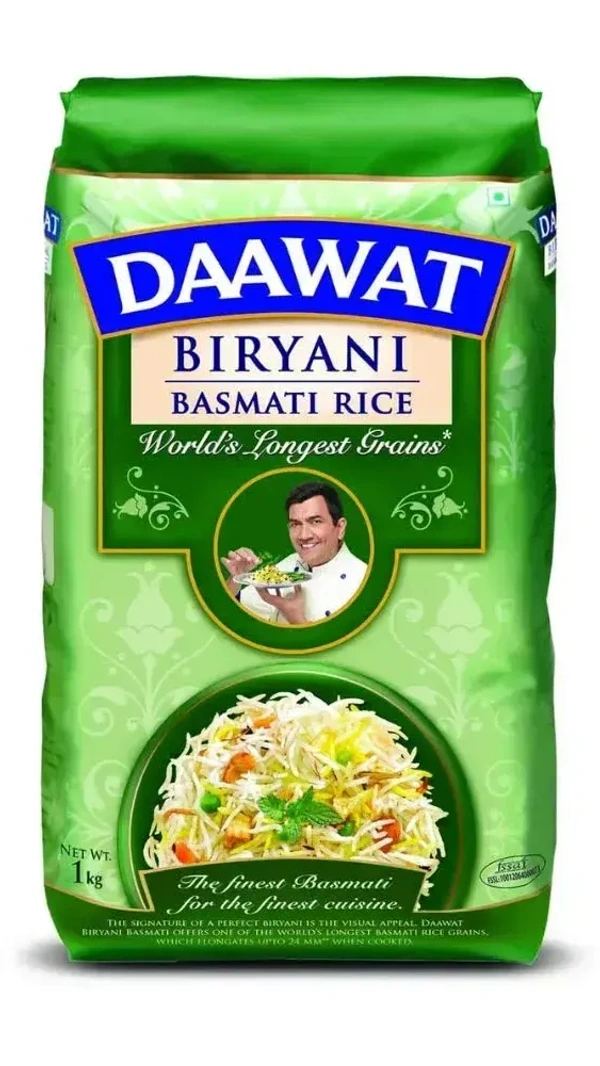 Daawat Biriyani Basmati Rice, 1 kg - 1 Kg