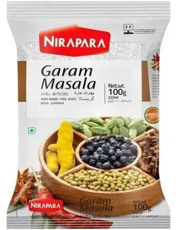 Nirapara Garam Masala Pouch, 100g - 100g