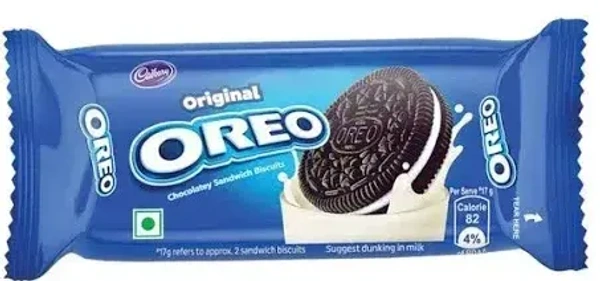 Oreo Cadbury Biscuits Original Oreo Cr�me Vanilla Biscuit, 46.3g