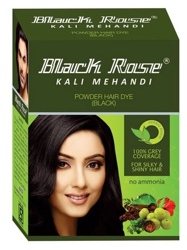 Black Rose Powder Hair Dye Black, 1 pcs - 1 pcs