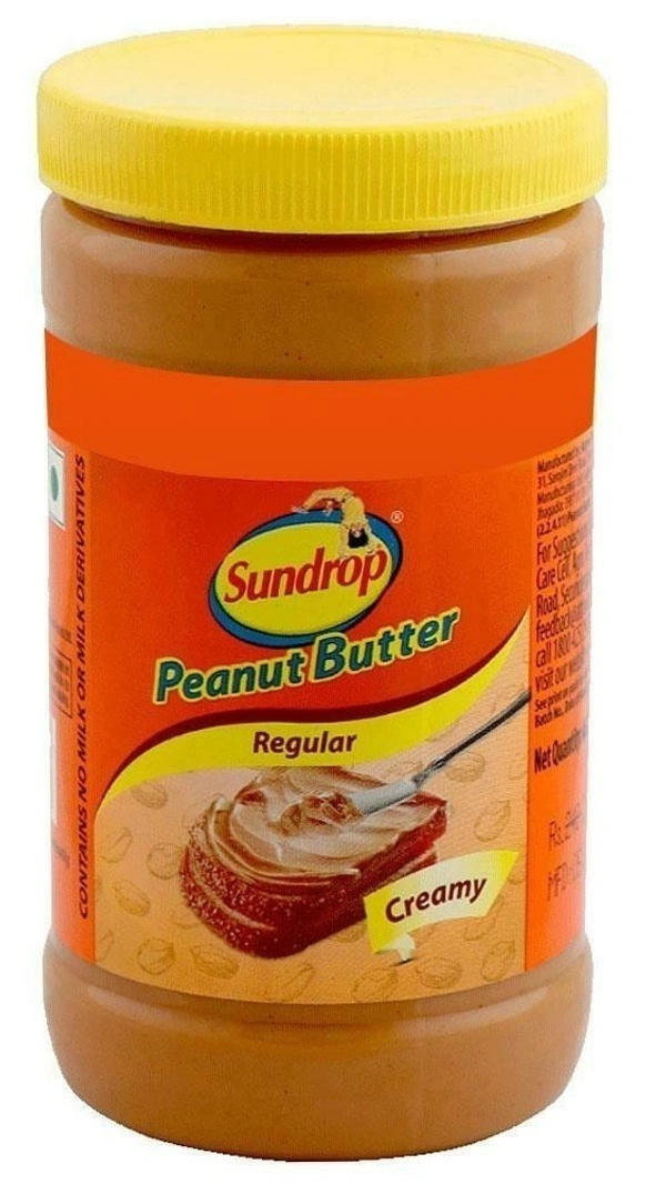 Sundrop Peanut Butter Creamy Regular Jar, 462g - 462g