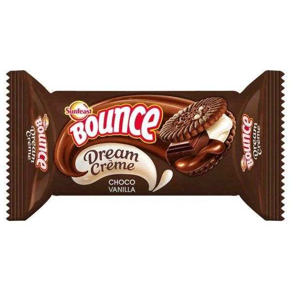 Sunfeast Bounce Dream Cream Choco Vanilla, 190g - 190g
