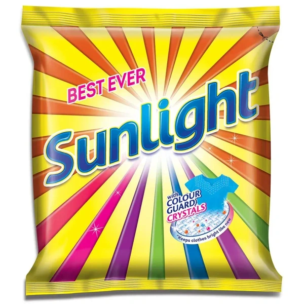 Sunlight Detergent Washing Powder with Colour Guard Crystals, 1 kg - 1 Kg
