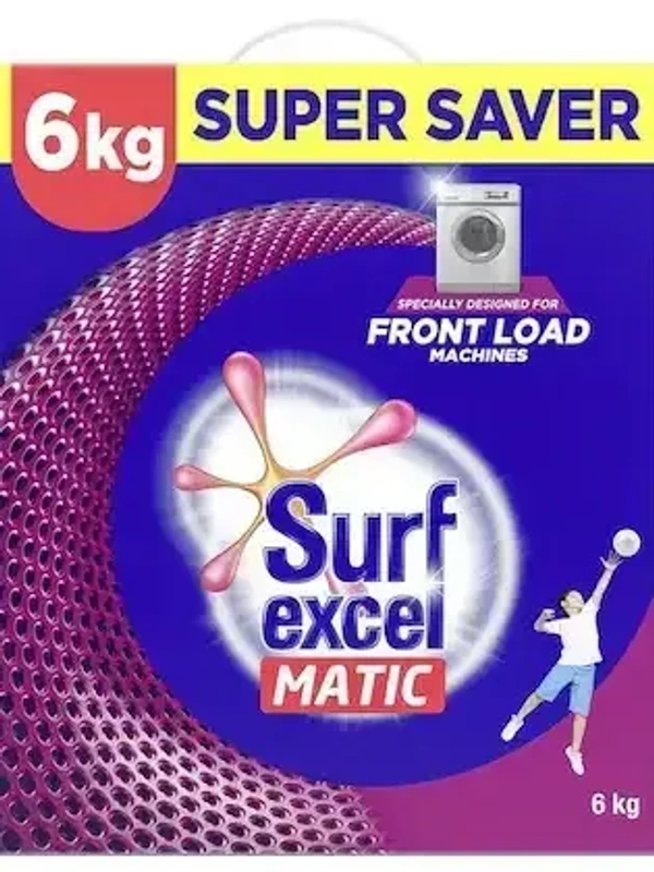 Surf Excel Detergent Powder Matic Front Load (4 kg + 2 kg), 6 kg - 6 kg