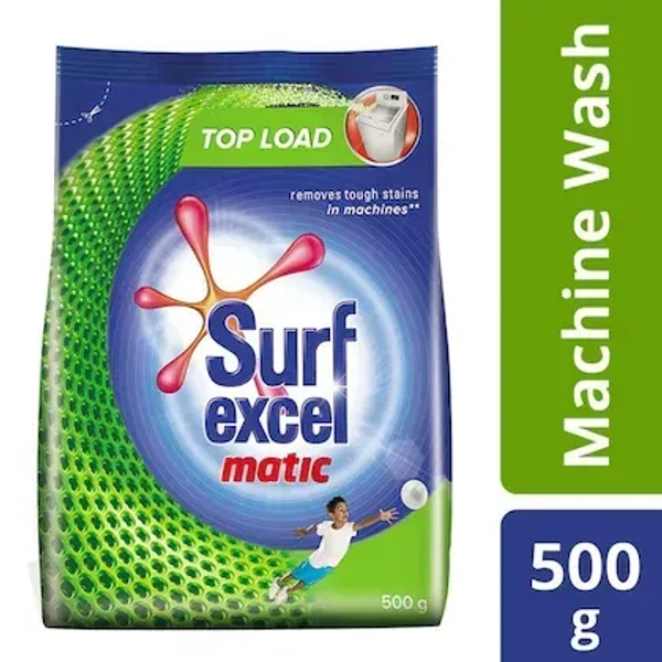 Surf Excel Matic Top Load Detergent Powder , 500g - 500g