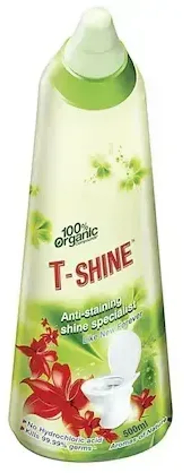 T-Shine Jasmine Disinfectant Toilet Specialist Aromas of Nature Bottle With 20? Free Exo Super Gel Pouch, 500 ml - 500 ml