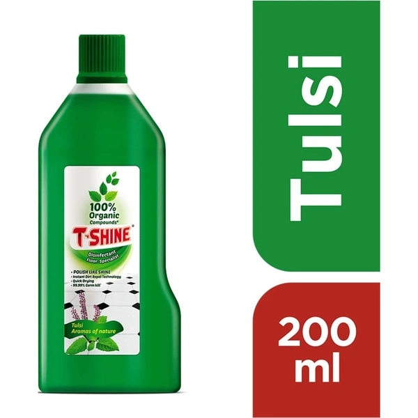 T-Shine Disinfectant Floor Specialist Tulsi, 200ml - 200ml