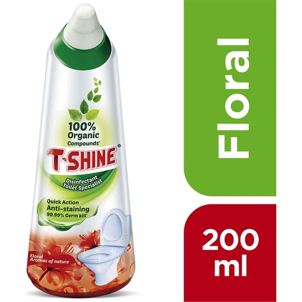 T-Shine Disinfectant Toilet Specialist Floral Aromas Of Nature, 200ml - 200ml