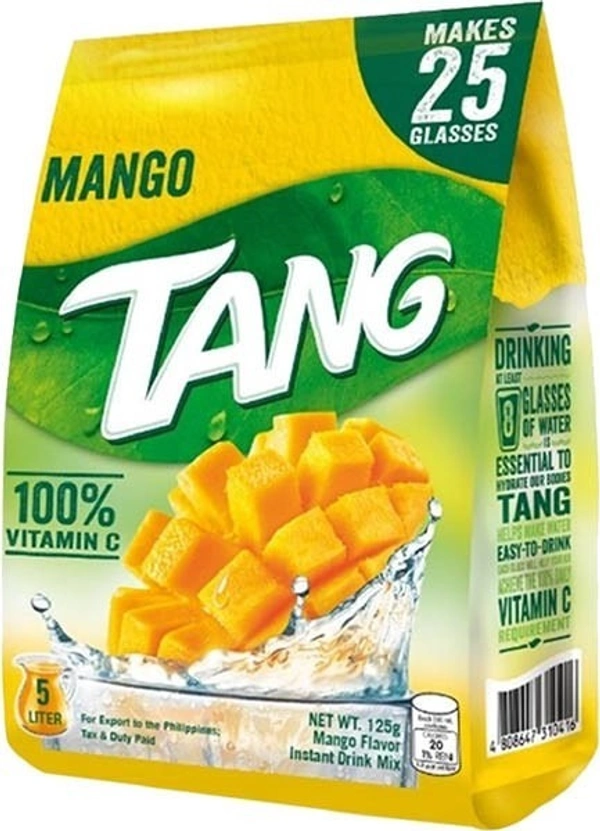 Tang Instant Drink Mix Mango 125g - 125g