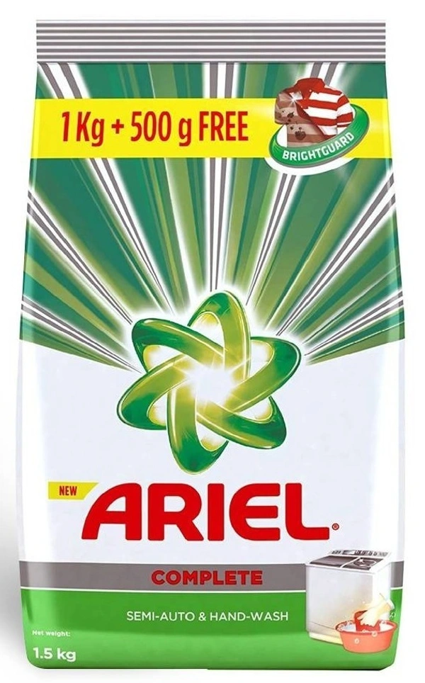 Ariel Complete Detergent Powder, 1.5 kg - 1.5 kg