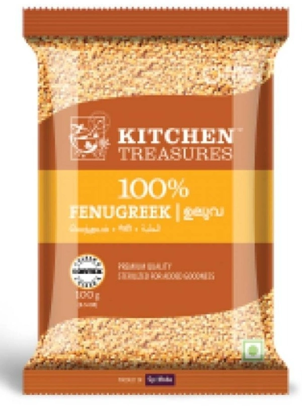 Kitchen Treasures Fenugreek Seeds, 100g - 100g