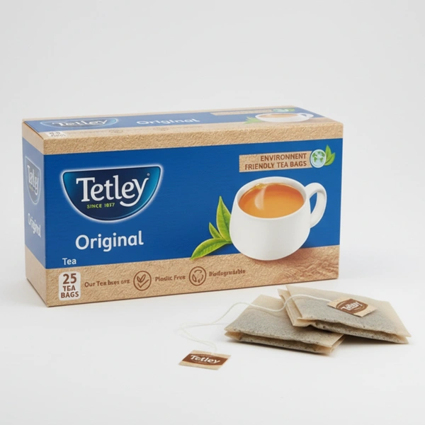 Tetley Tea Original Real Taste, 25 Bags - 25 Bags