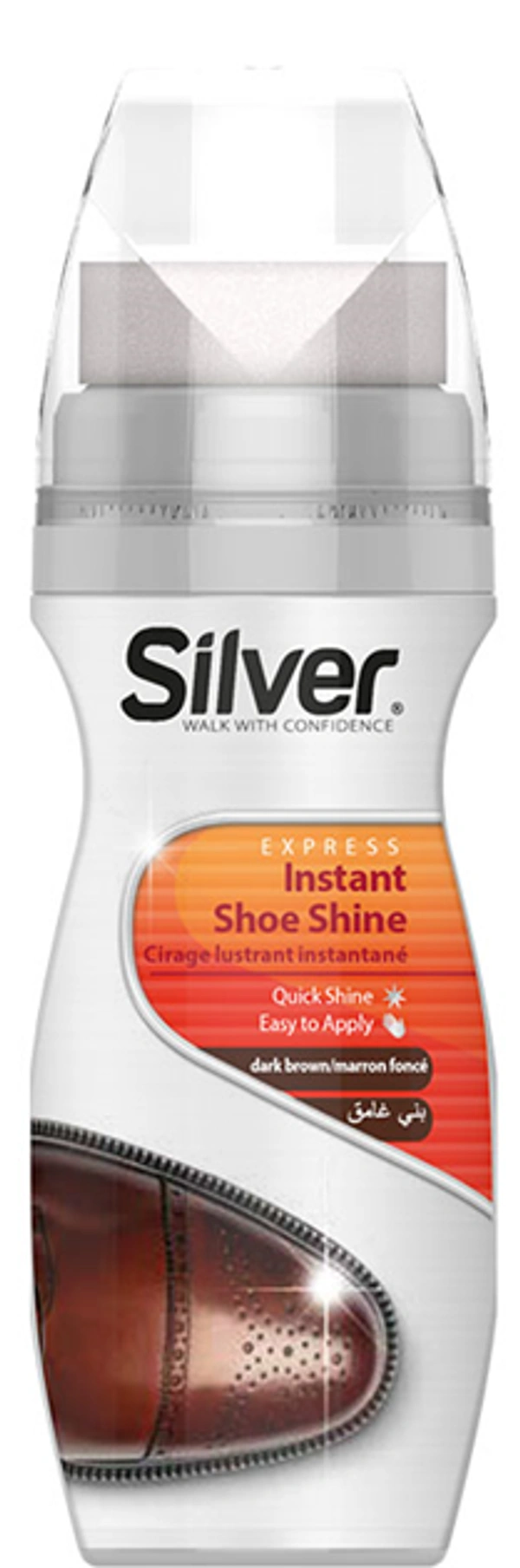 Silver Instantive Shoe Polish Neutral High Gloss, 15g - 75g