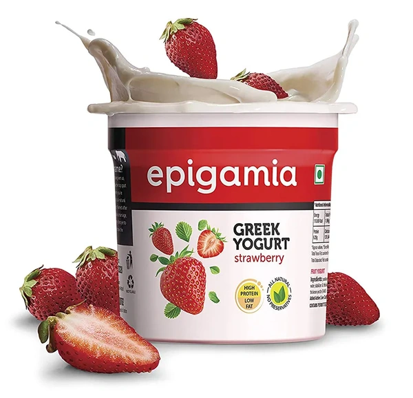 Epigamia Strawberry Yoghurt - 90g - 90g