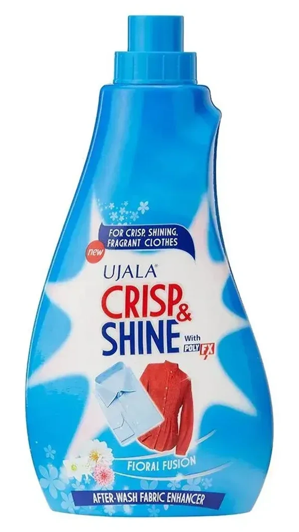 Home Care Ujala Crisp& Shine After Wash Fabric Enhancer Floral Fusion, 500g - 500g