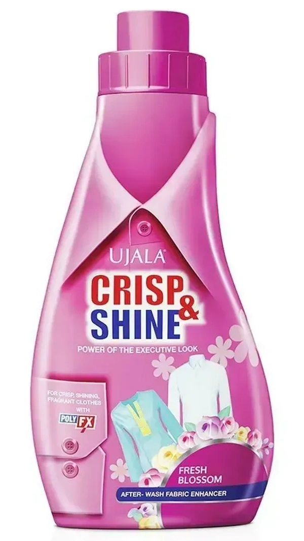 Home Care Ujala Crisp& Shine After Wash Fabric Enhancer Fresh Blossom, 500g - 500g