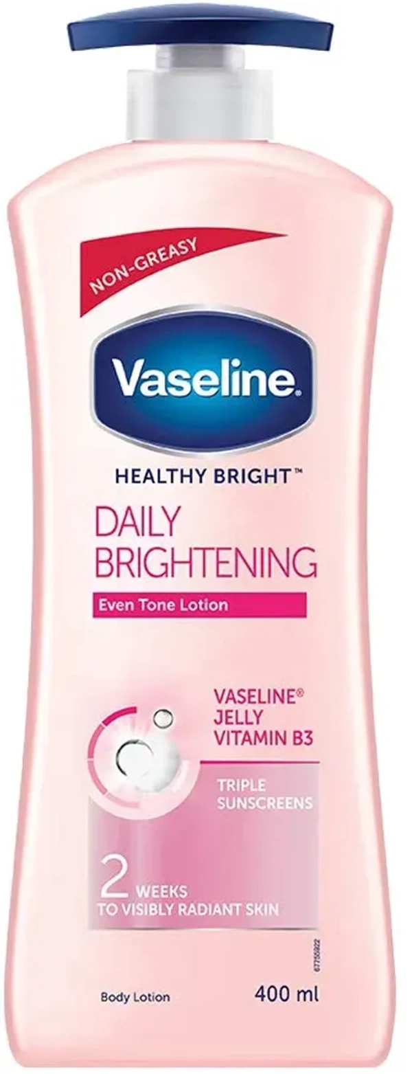Vaseline Healthy Bright Daily Brightening Body Lotion Supreme, 400 ml - 400 ml