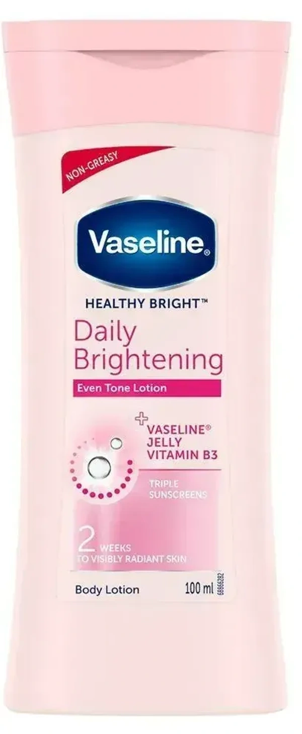 Vaseline Body Lotion Daily Brightening Vaseline Jelly Vitamin B3, 100 ml - 100 ml