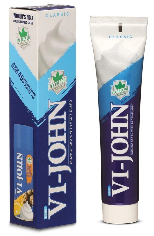 Vi-john Vi-John Shaving Cream With BactiGuard, 30g