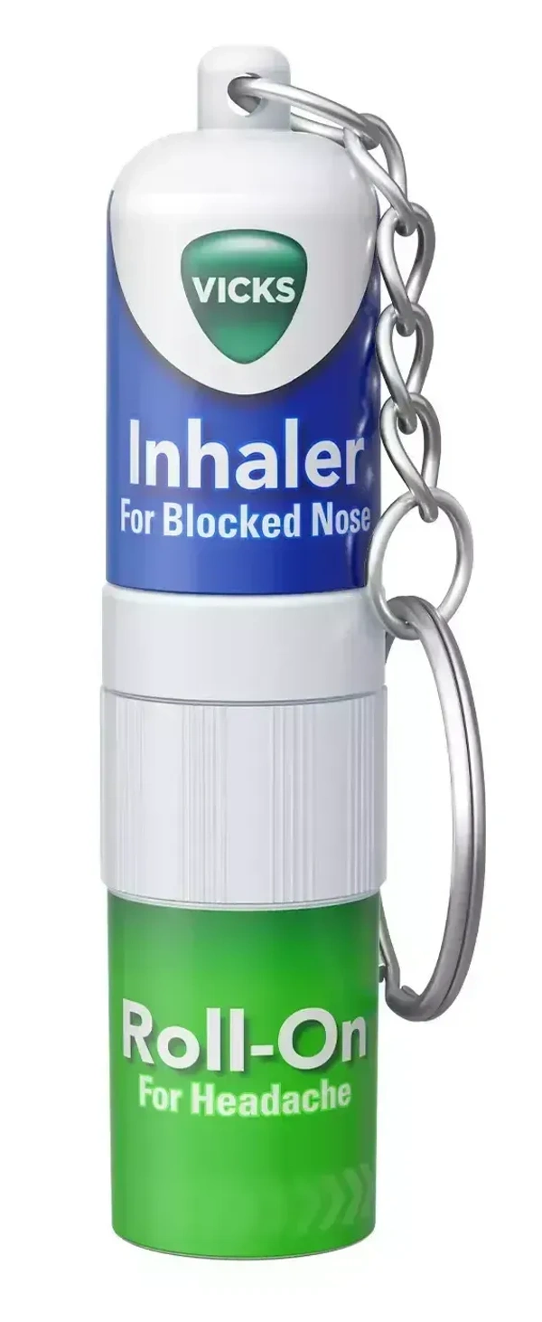 Vicks Roll On Inhaler 2 In 1 Relief, 1 pcs - 1 pcs