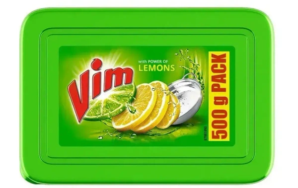 Vim Dishwash Bar, 500g - 500g