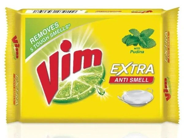 Vim Extra Anti Smell With Pudina Bar, 250g - 250g