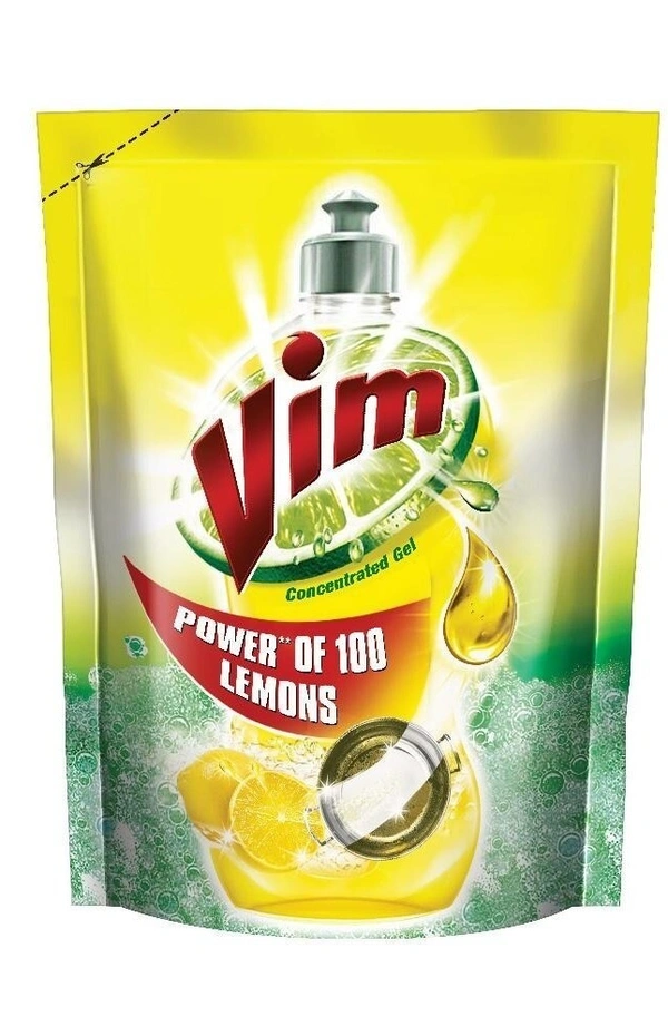 Vim Dishwash Gel Lemo, 225 ml - 225 ml