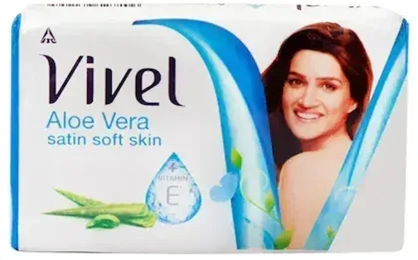 Vivel Aloe Vera Satin Soft Skin Soap, 60g - 45g
