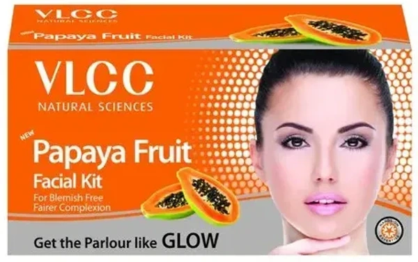VLCC Papaya Fruit Facial Kit, 60gm - 60g