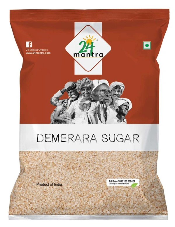 24 Mantra-Organic Demerara Sugar Organic, 500g - 
