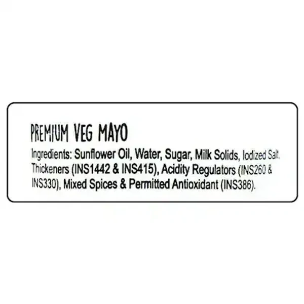 Wingreens Premium Veg Mayo, 130g - 130g
