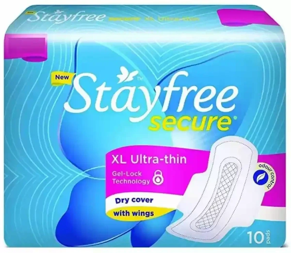 StayFree Stayfree Ultra Thin Dry Cover With Wings XL, 10 pads - 10 pads