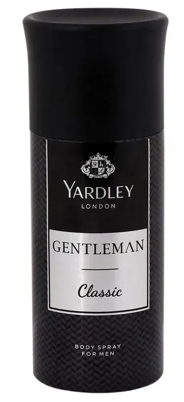 Yardley London Gentleman Body Spray For Men, 150 ml - 150 ml