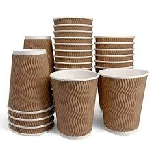 Ripple Paper Cup 250 ml - Pack of 50