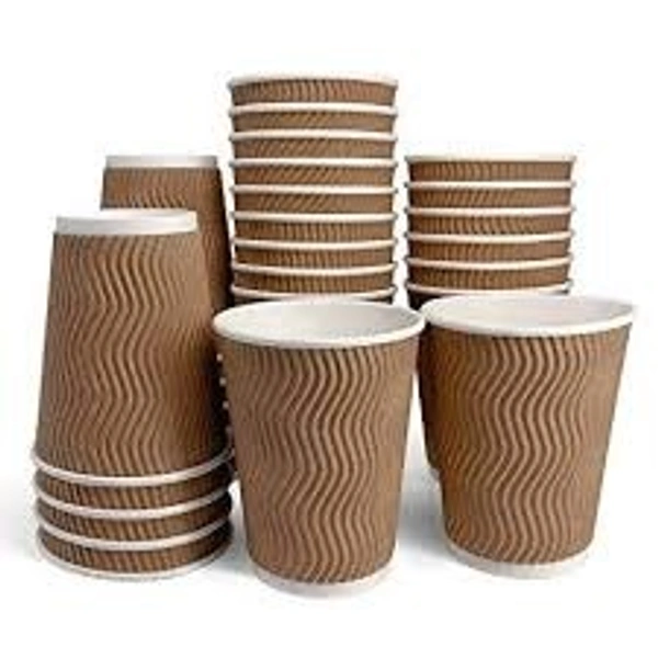 Ripple Paper Cup 250 ml - Pack of 50 - 250 ml