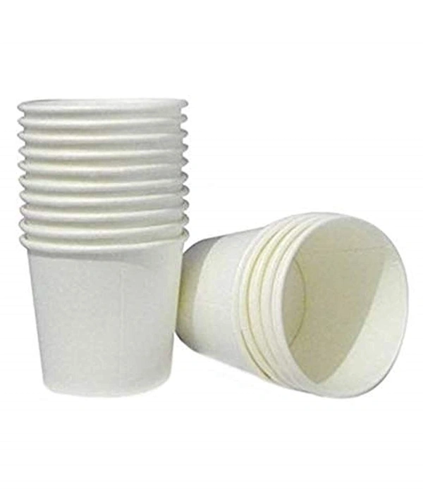 Paper Cups 150 ML (Pack of 100 Pieces) Paper Cups for Tea/Coffee/Espresso hot & Cold Drinks for Parties