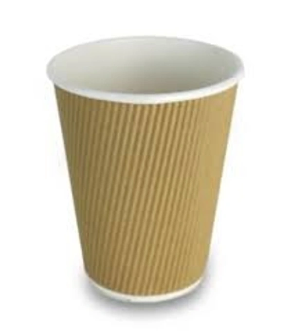 Ripple Paper Cup 250 ml - Pack of 50 - 250 ml