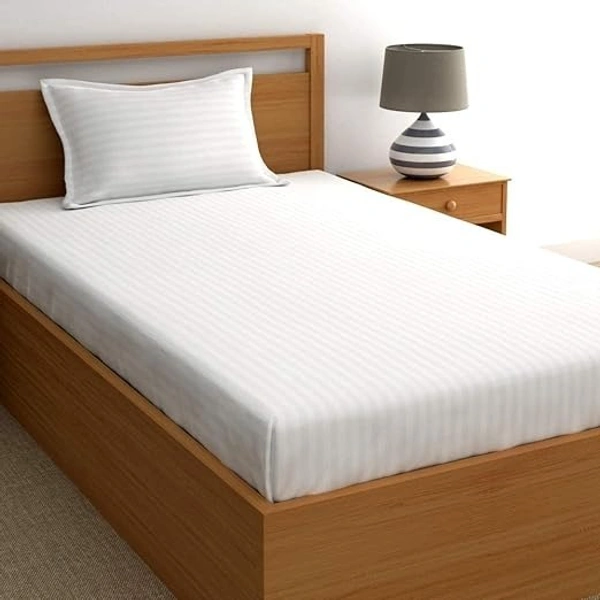 pepcare single white bed sheets 