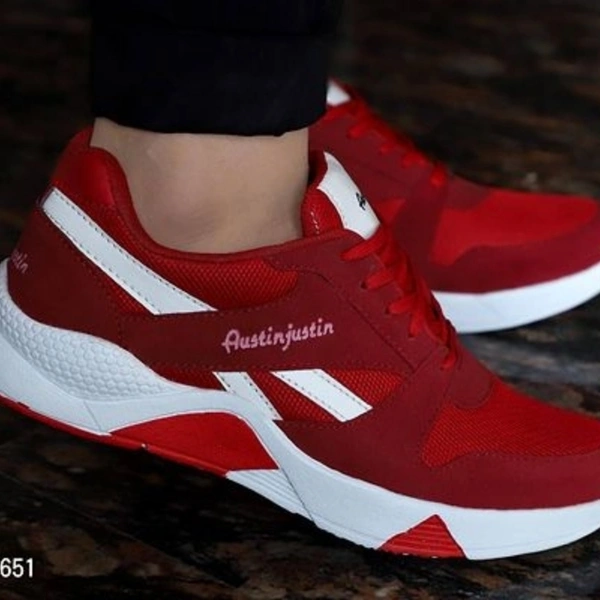 Men's Wear comfy Sneakers  - Red, Blue, Brown, Black, All size available