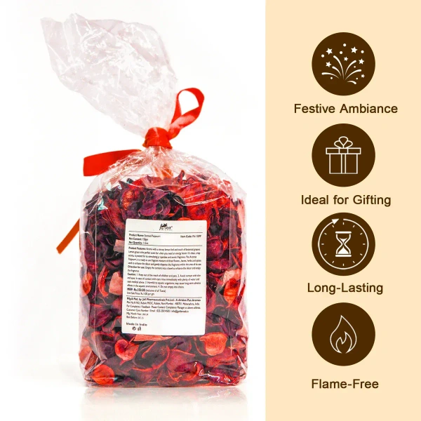 PAN AROMA  Pan Aromas 150gm Potpourri- Rose - 150G