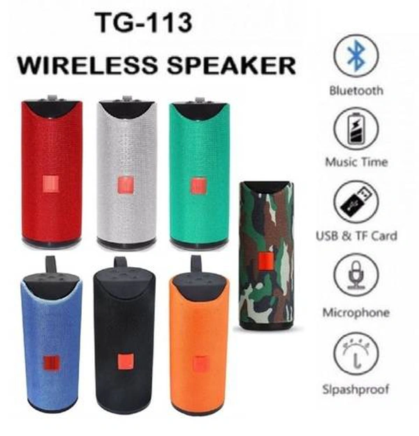 T&G TG-113 BLUETOOTH SPEAKER  - Blue