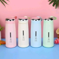NiCE  Luxury Nice Vaccum  Glass Water Bottle 400ml - Snowy Mint, 400ml