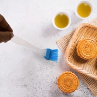Oil Brush Silicone Spatula And Pastry Brush Special Brush For Kitchen Use ( 1 Piece) 