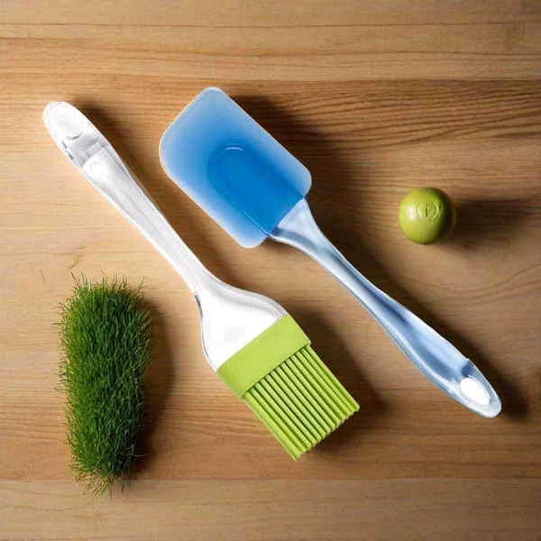 Spatula And Pastry Brush For Cake Mixer  1 Set (.2 Piece) 