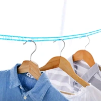 3 Meter Anti-Slip Clothesline Rope - Nylon, Hooks ( 1 Piece ) 