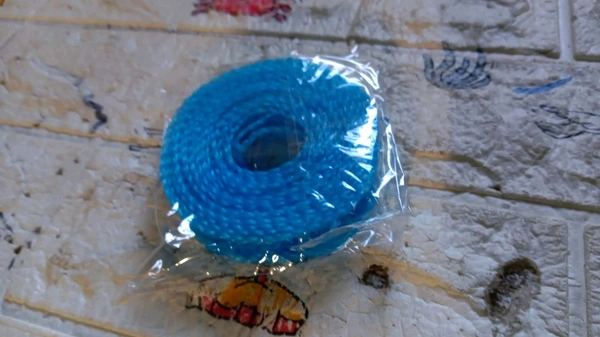 3 Meter Anti-Slip Clothesline Rope - Nylon, Hooks ( 1 Piece ) 