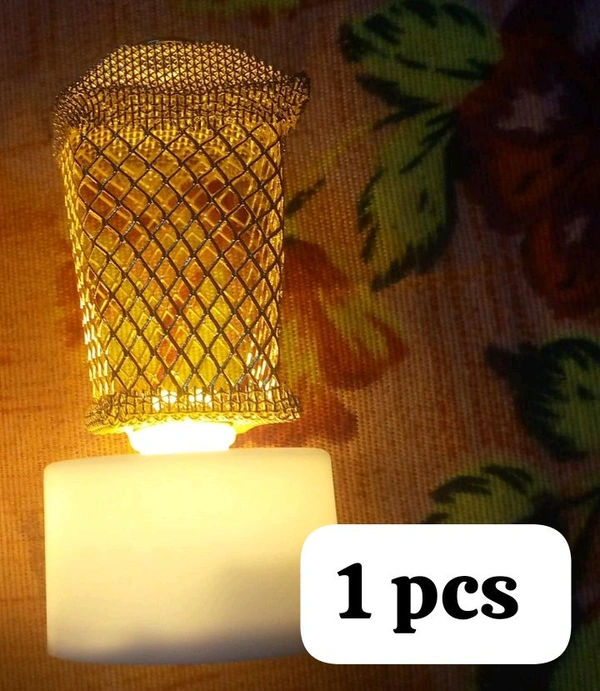 Multidesign Stylish Golden Beach Festive Decoration Night Lamp  - 1 Piece Tower Shape