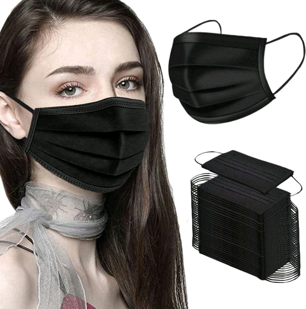 Premium Quality Black Surgical Mask 