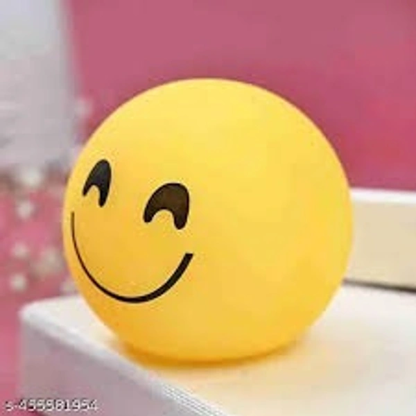 SHOAIB TRADERS Emoji LED Night Light – 8CM (  1piece )  - 8 CM, Yellow