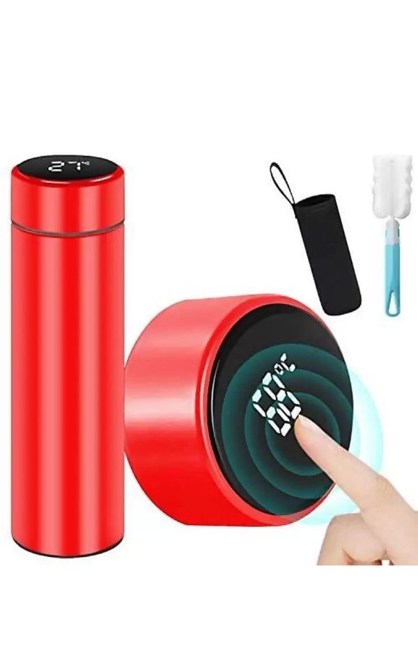 Smart Temperature Display Indicator Insulated Stainless Steel Hot & Cold  Flask Bottle